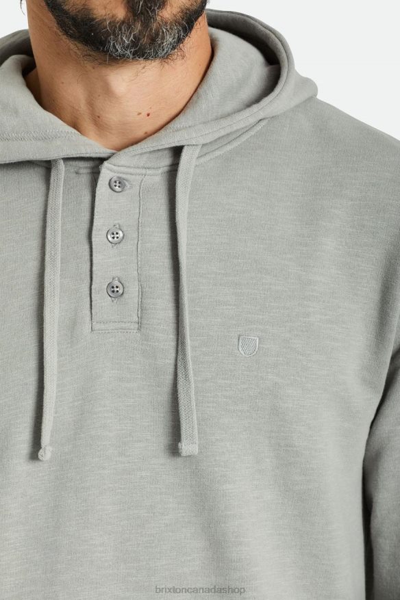 Brixton Apparel Wild Dove Men Slub French Terry Henley Hood HFR00P138