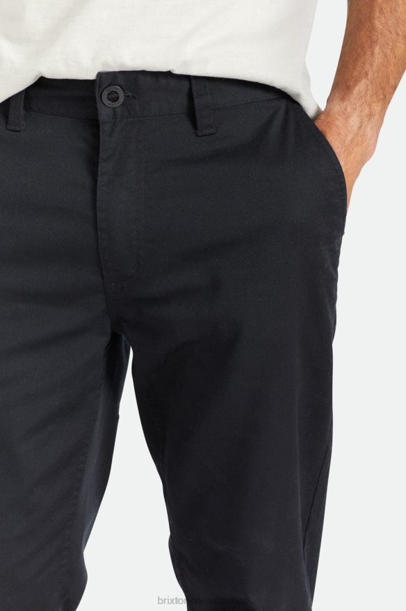 Brixton Apparel Black Men Choice Chino Regular Pant HFR00P146