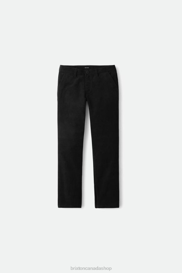 Brixton Apparel Black Men Choice Chino Regular Pant HFR00P146