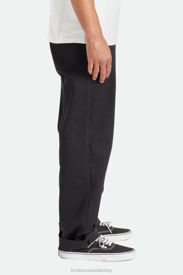 Brixton Apparel Black Men Choice Chino Relaxed Pant HFR00P151