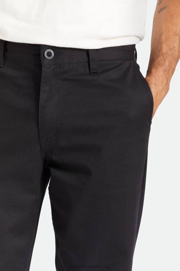 Brixton Apparel Black Men Choice Chino Relaxed Pant HFR00P151