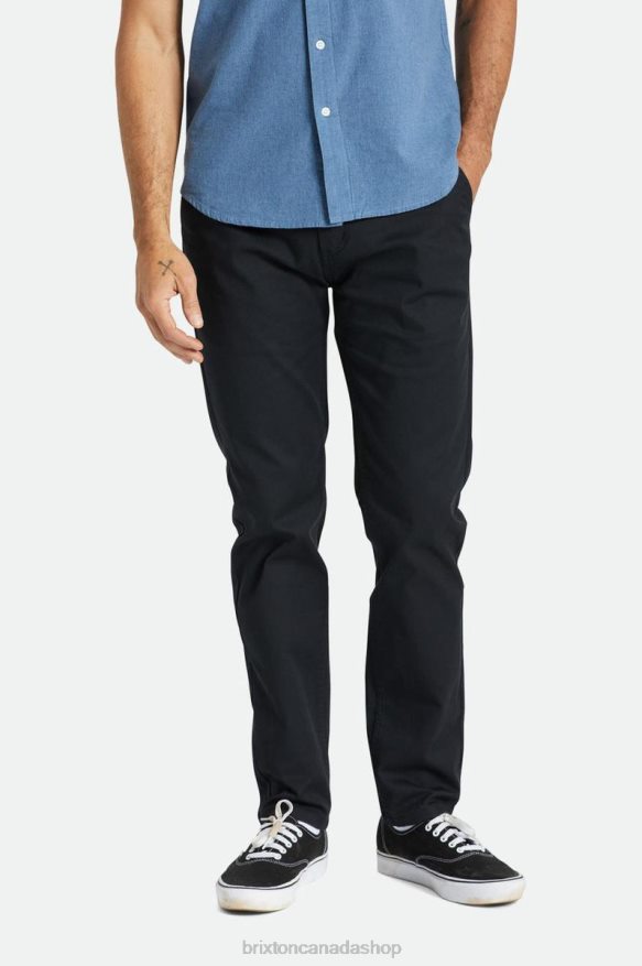 Brixton Apparel Black Men Choice Chino Slim Pant HFR00P150