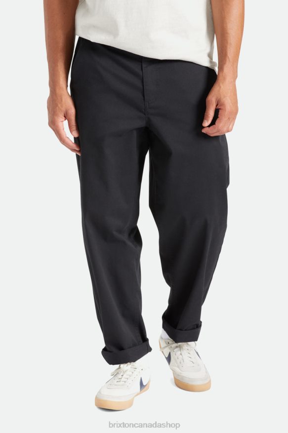Brixton Apparel Black Men Medina Baggy Pant HFR00P152
