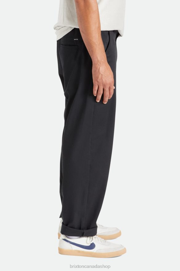 Brixton Apparel Black Men Medina Baggy Pant HFR00P152