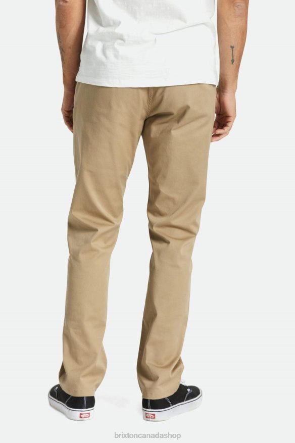 Brixton Apparel Khaki Men Choice Chino Regular Pant HFR00P148