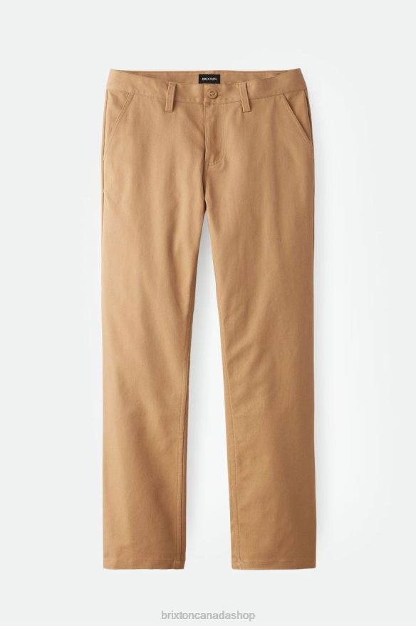 Brixton Apparel Khaki Men Choice Chino Regular Pant HFR00P148