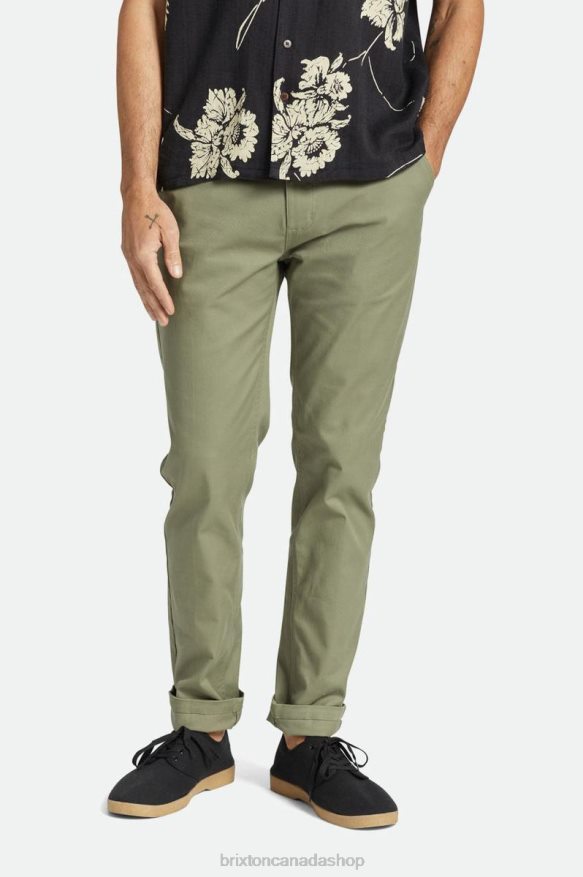 Brixton Apparel Olive Surplus Men Choice Chino Slim Pant HFR00P149