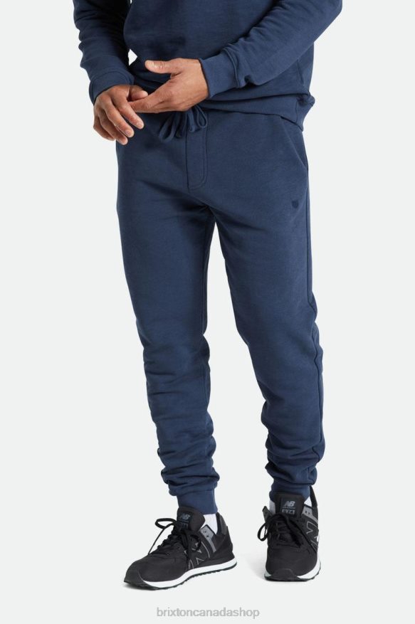 Brixton Apparel Washed Navy Men Slub French Terry Jogger HFR00P137