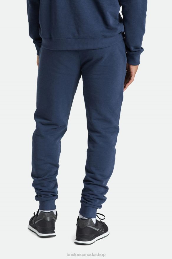 Brixton Apparel Washed Navy Men Slub French Terry Jogger HFR00P137