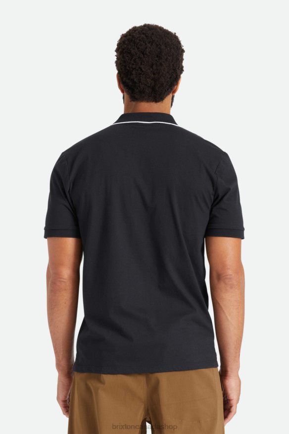 Brixton Apparel Black Men Proper S/S Polo Knit HFR00P123