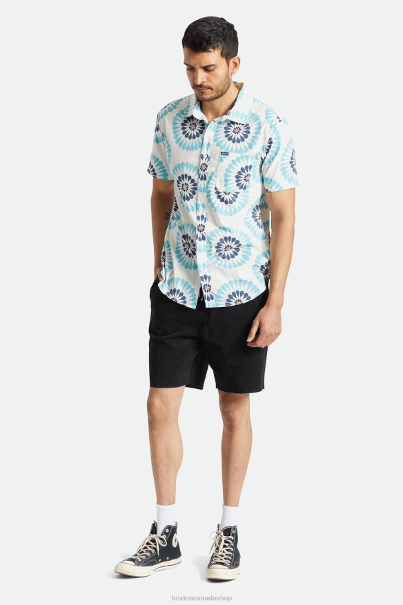 Brixton Apparel Black Cord Men Madrid II Corduroy Short 8'' HFR00P167