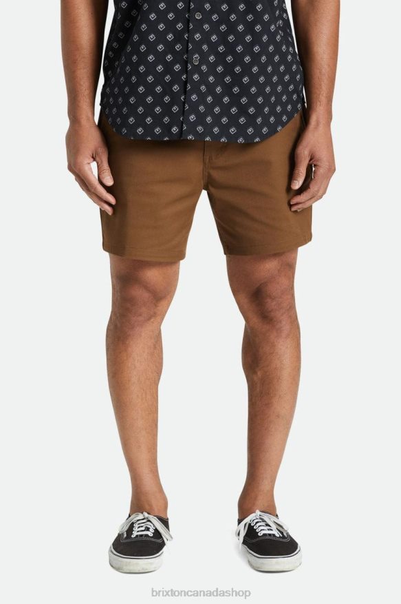 Brixton Apparel Dark Earth Men Choice Chino Short 5'' HFR00P165
