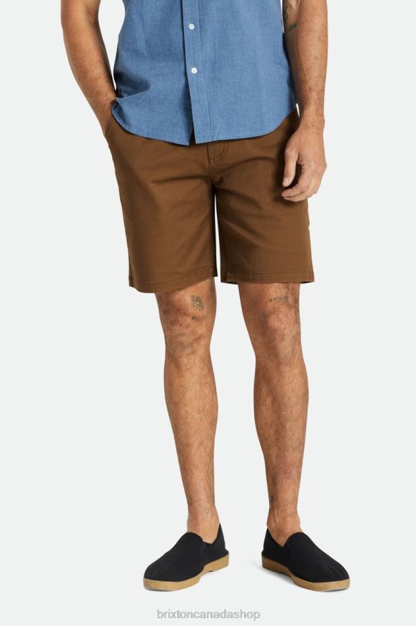 Brixton Apparel Dark Earth Men Choice Chino Short 9'' HFR00P164