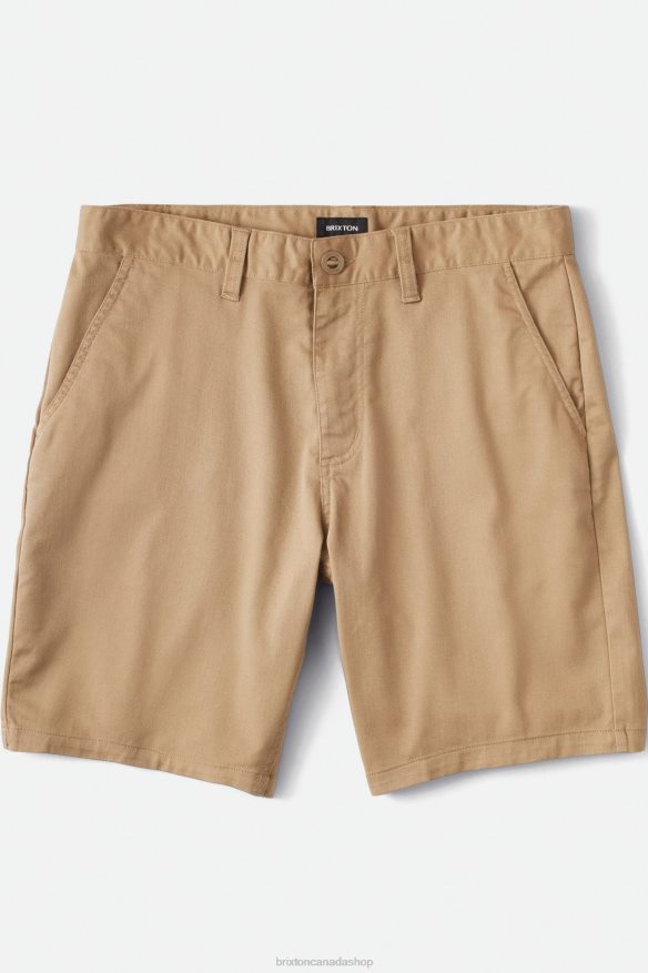 Brixton Apparel Khaki Men Choice Chino Short 9'' HFR00P171