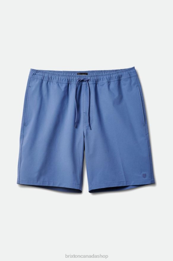 Brixton Apparel Pacific Blue Men Voyage Short 5'' HFR00P154