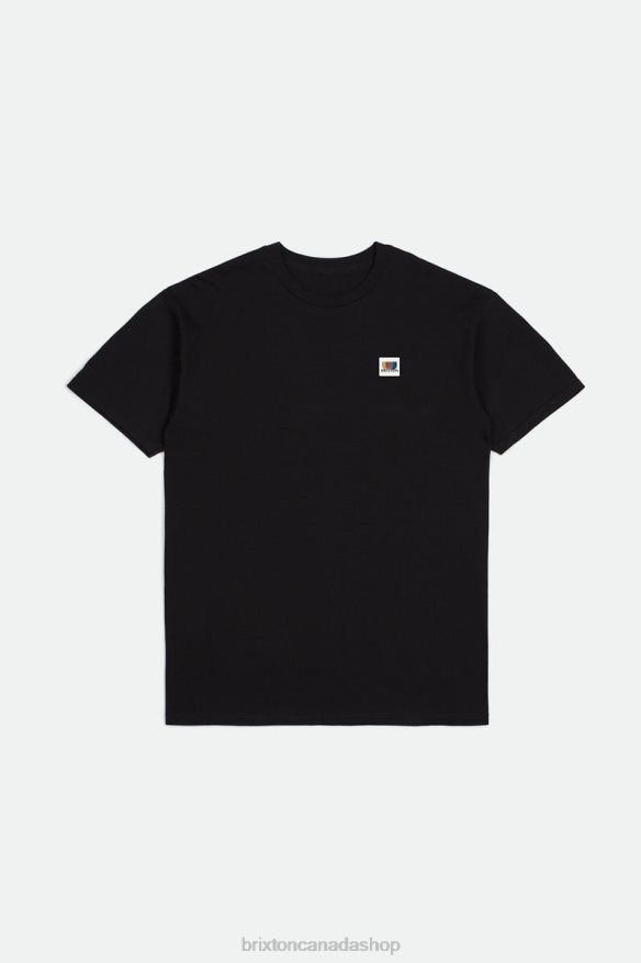 Brixton Apparel Black Men Alton S/S Standard Tee HFR00P59