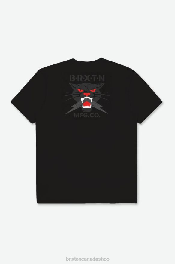 Brixton Apparel Black Men Sparks S/S Tailored Tee HFR00P108