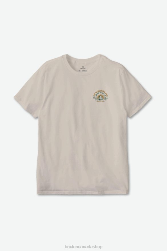 Brixton Apparel Cream Men Roam Free S/S Standard Tee HFR00P48