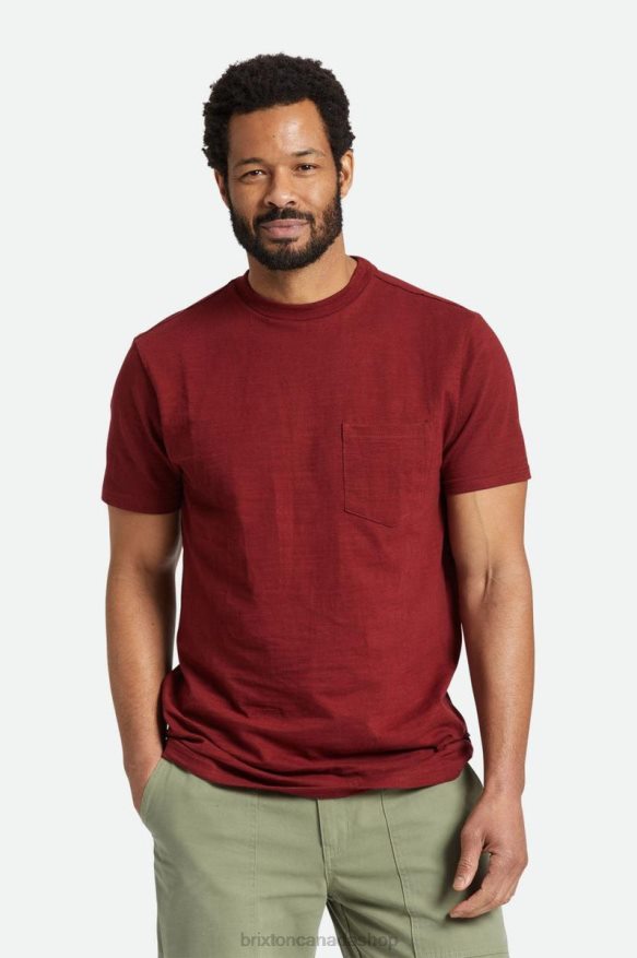 Brixton Apparel Island Berry Men Basic Slub S/S Pocket Tee HFR00P104