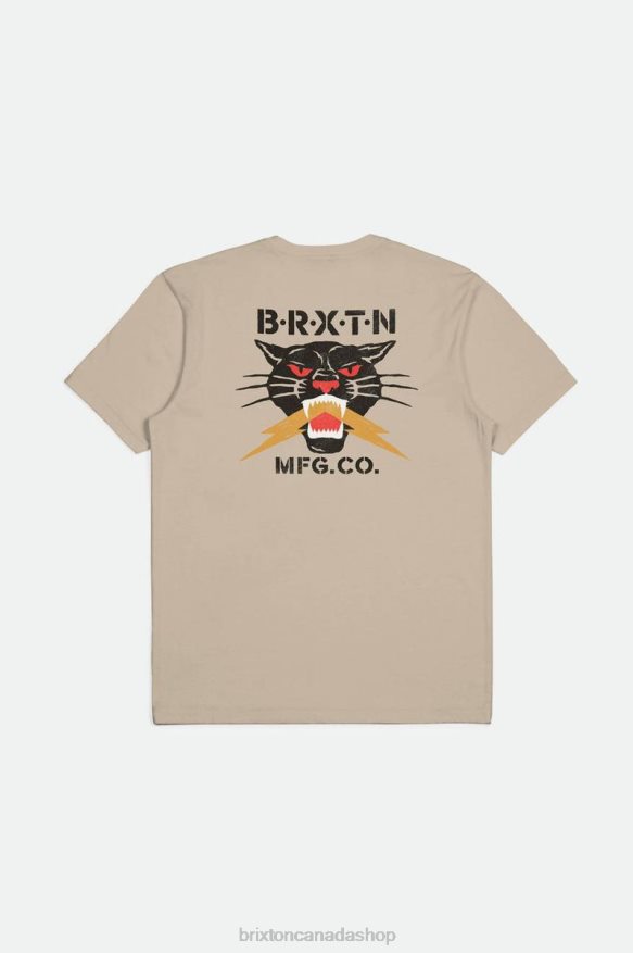 Brixton Apparel Smoke Grey Men Sparks S/S Tailored Tee HFR00P28