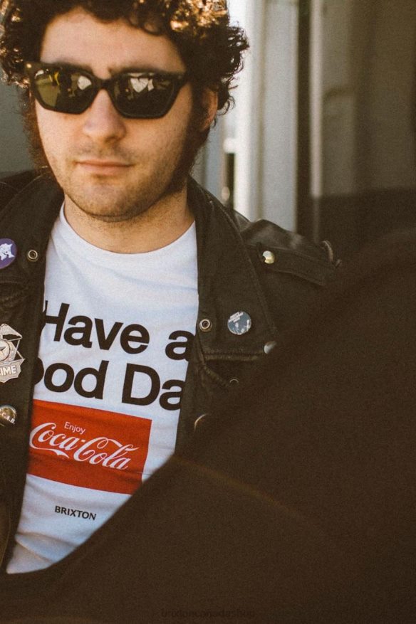 Brixton Apparel White Men Coca-Cola Good Day S/S Tailored Tee HFR00P76