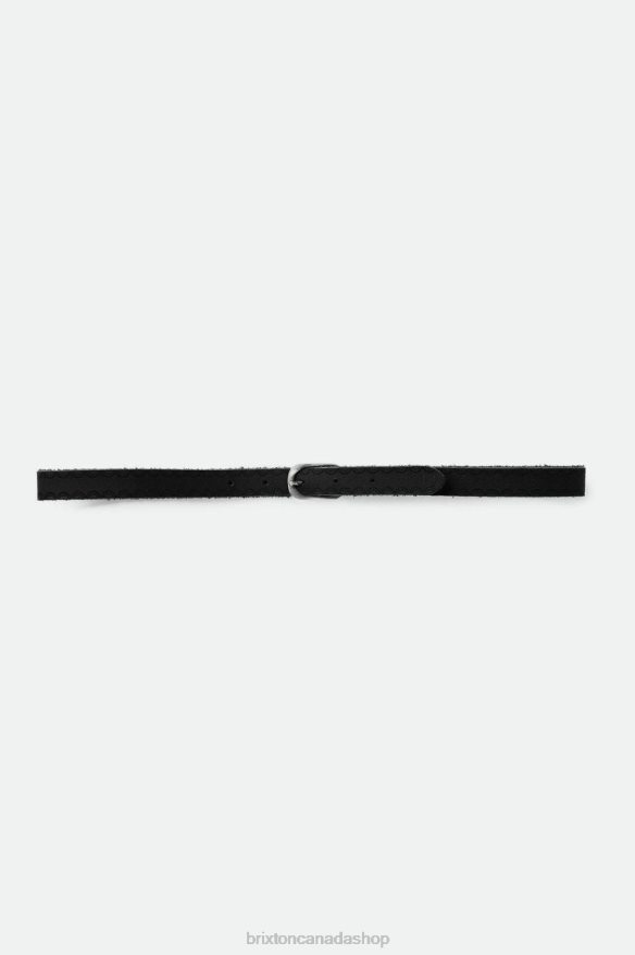 Brixton Accessories Black Unisex Adjustable Buckle Hat Band HFR00P365