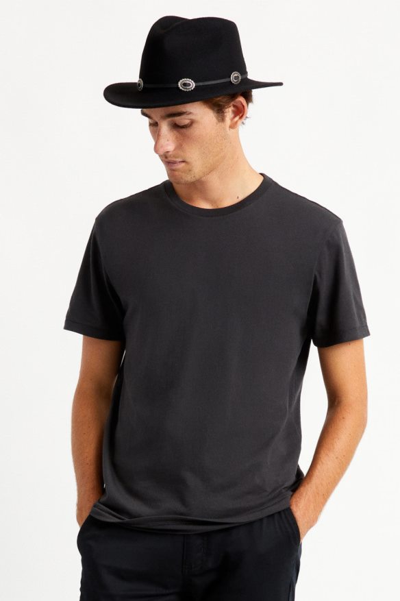 Brixton Accessories Black Unisex Adjustable Western Hat Band HFR00P362