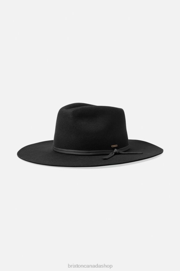 Brixton Accessories Black Unisex Cohen Cowboy Hat HFR00P205