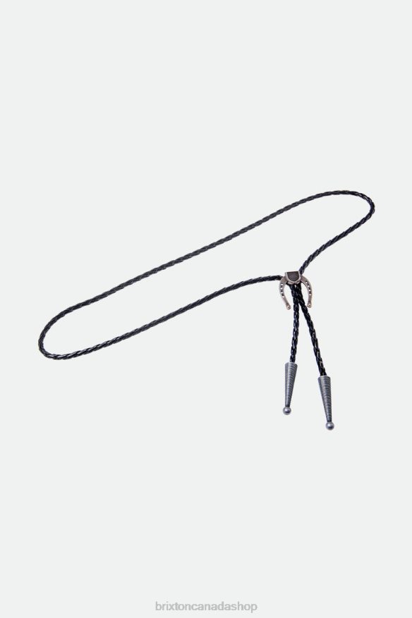 Brixton Accessories Black Unisex Horse Shoe Adjustable Hat Band HFR00P354