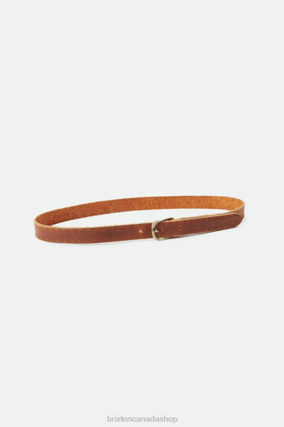 Brixton Accessories Brown Unisex Adjustable Buckle Hat Band HFR00P364