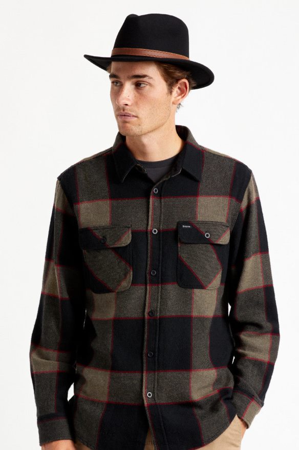 Brixton Accessories Brown Unisex Adjustable Buckle Hat Band HFR00P364