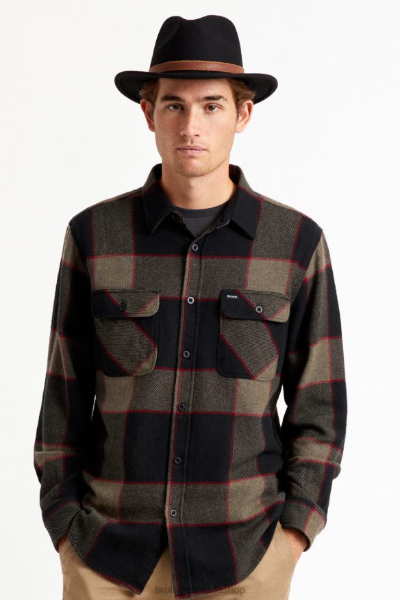 Brixton Accessories Brown Unisex Adjustable Buckle Hat Band HFR00P364