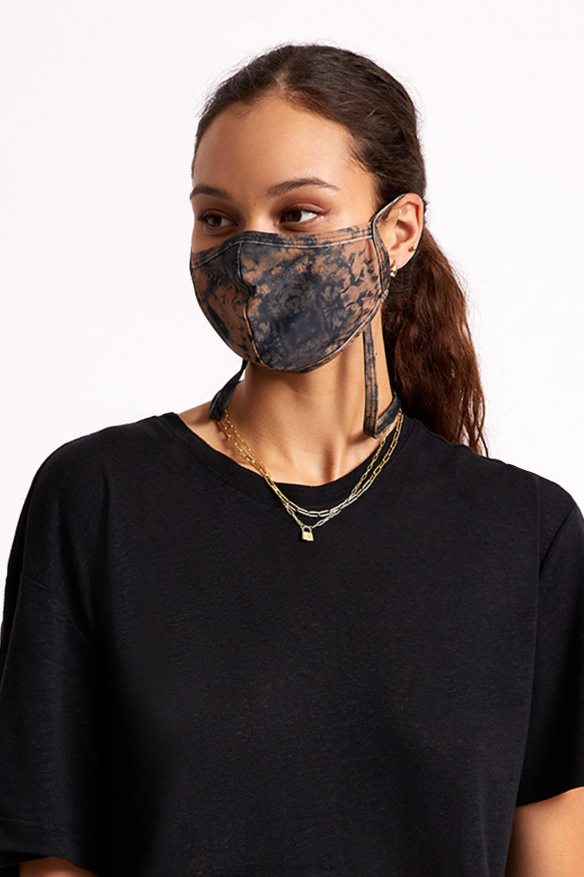 Brixton Accessories Black Sun Wash Unisex Everything Face Mask HFR00P381