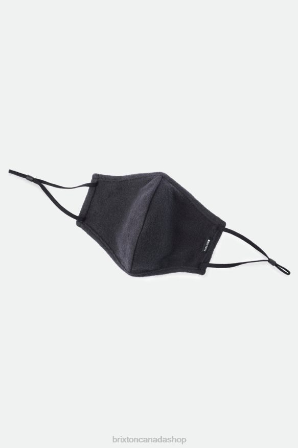 Brixton Accessories Black Unisex Arctic Fleece Face Mask HFR00P393