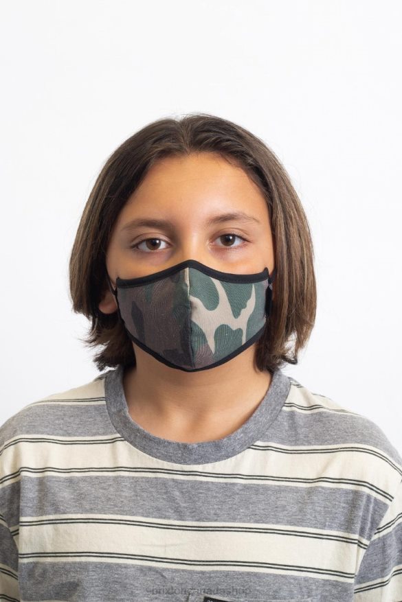 Brixton Accessories Camo Unisex Youth Antimicrobial Face Mask HFR00P410