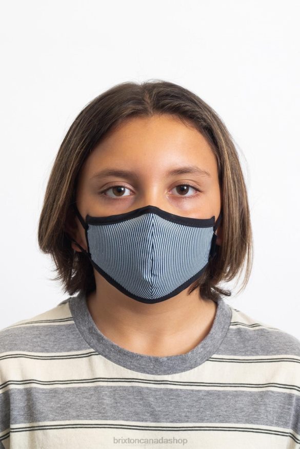 Brixton Accessories Engineer Unisex Youth Antimicrobial Face Mask HFR00P411