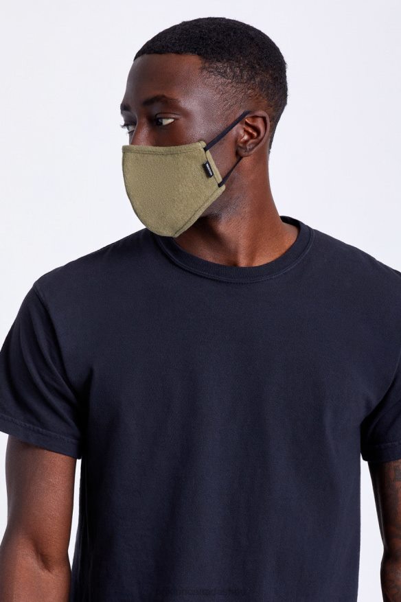 Brixton Accessories Military Olive Unisex Arctic Fleece Face Mask HFR00P394