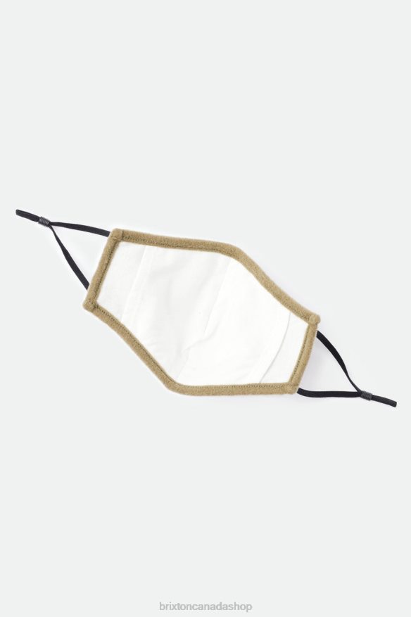 Brixton Accessories Military Olive Unisex Arctic Fleece Face Mask HFR00P394