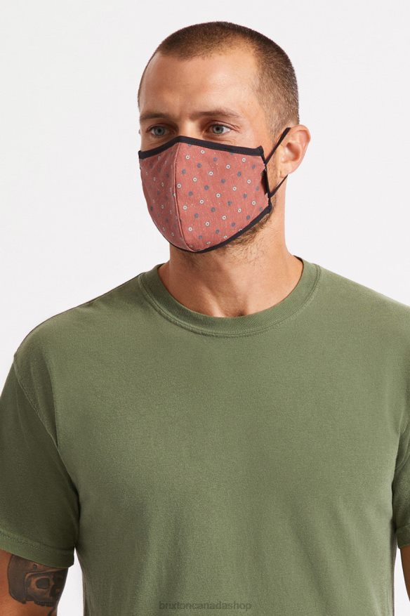 Brixton Accessories Polka Unisex Antimicrobial 4-Way Stretch Face Mask HFR00P392