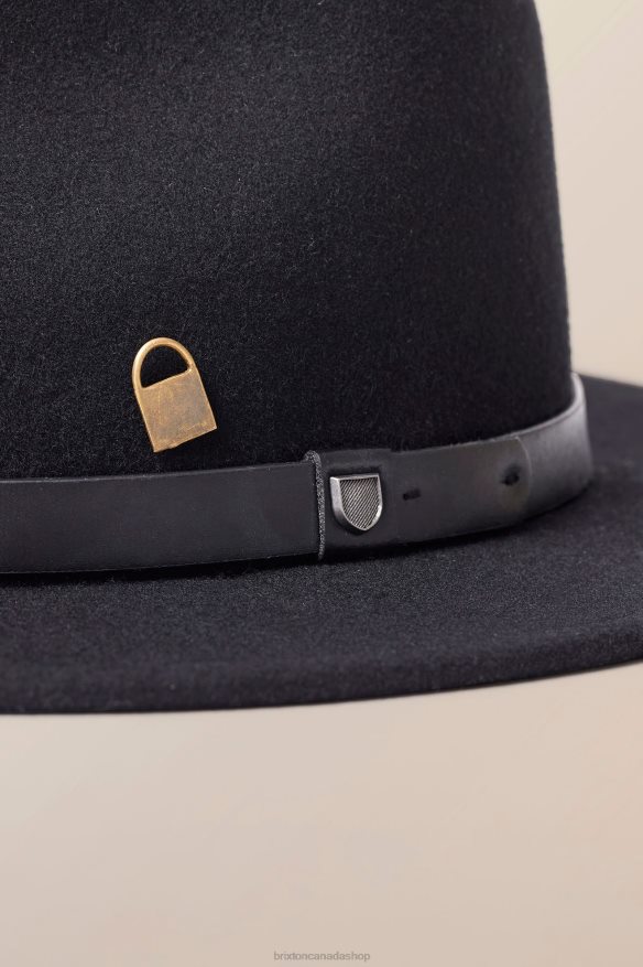 Brixton Accessories Lock Unisex Becket & Quill Brooches HFR00P359