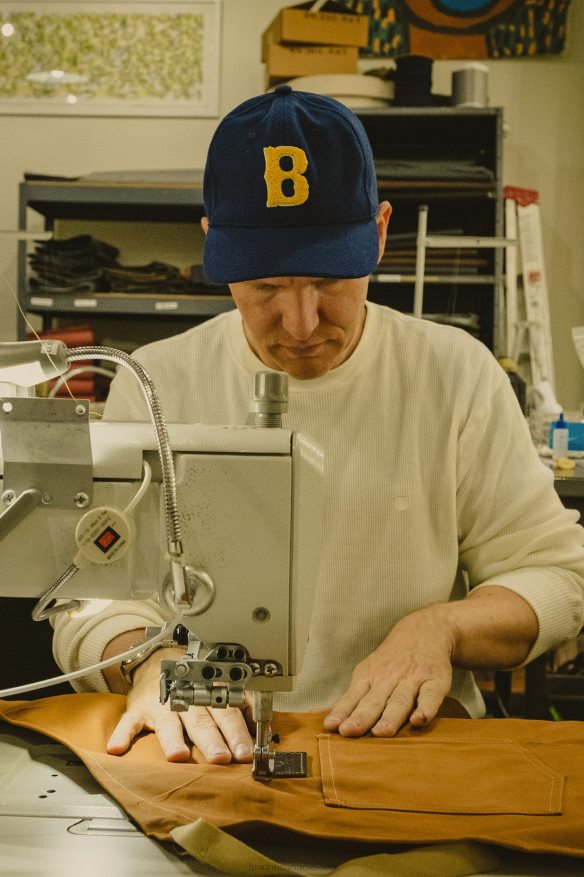 Brixton x Artifact Accessories Black Unisex Leather Key Clip HFR00P374