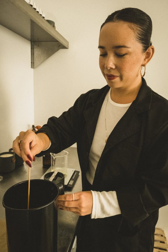 Brixton x Muse Accessories Gunmetal Unisex Flannel Scented Candle HFR00P366