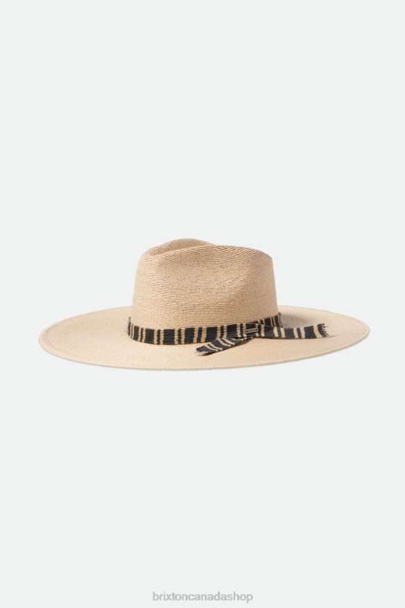 Brixton Accessories Natural Women Leigh Straw Fedora HFR00P519