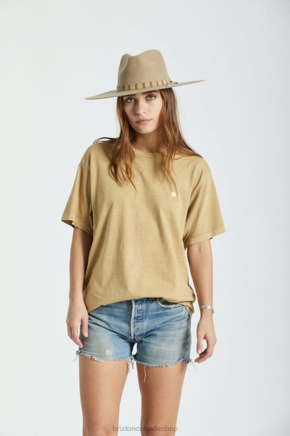 Brixton Accessories Sand Women Leigh Felt Fedora HFR00P531