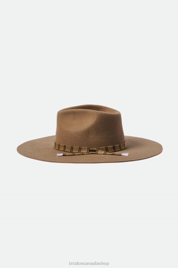 Brixton Accessories Sand Women Leigh Felt Fedora HFR00P531
