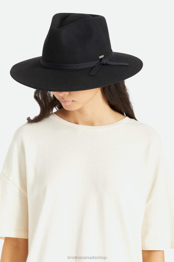 Brixton Accessories Black Women Joanna Felt Packable Hat HFR00P527