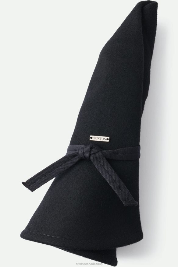 Brixton Accessories Black Women Joanna Felt Packable Hat HFR00P527