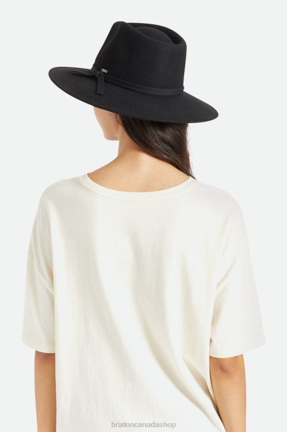 Brixton Accessories Black Women Joanna Felt Packable Hat HFR00P527