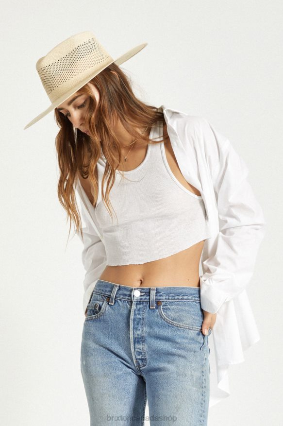 Brixton Accessories Catalina Sand Women Jo Panama Straw Rancher HFR00P502