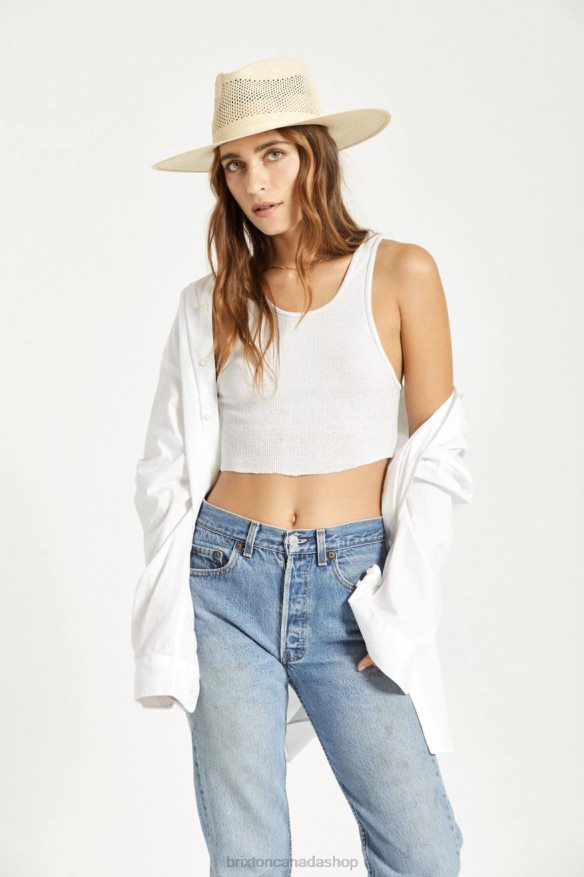 Brixton Accessories Catalina Sand Women Jo Panama Straw Rancher HFR00P502